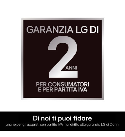 LG LG F0P3020TSWC Lavatrice 20 kg XL Centrifuga 1000 Giri Inverter Vapore Wi-Fi AI DD™ Classe B