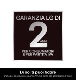 LG LG F0P3020TSWC Lavatrice 20 kg XL Centrifuga 1000 Giri Inverter Vapore Wi-Fi AI DD™ Classe B