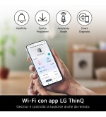LG LG F0P3020TSWC Lavatrice 20 kg XL Centrifuga 1000 Giri Inverter Vapore Wi-Fi AI DD™ Classe B