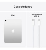 APPLE Apple iPad 11 WiFi 128GB Colore Argento Garanzia Italia