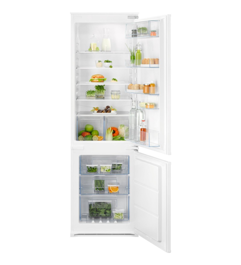 Electrolux Electrolux ENT6NE18S Frigorifero Combinato da Incasso No Frost 257L Bianco Classe E Electrolux Electrolux ENT6NE18S Frigorifero Combinato da Incasso No Frost 257L Bianco Classe E