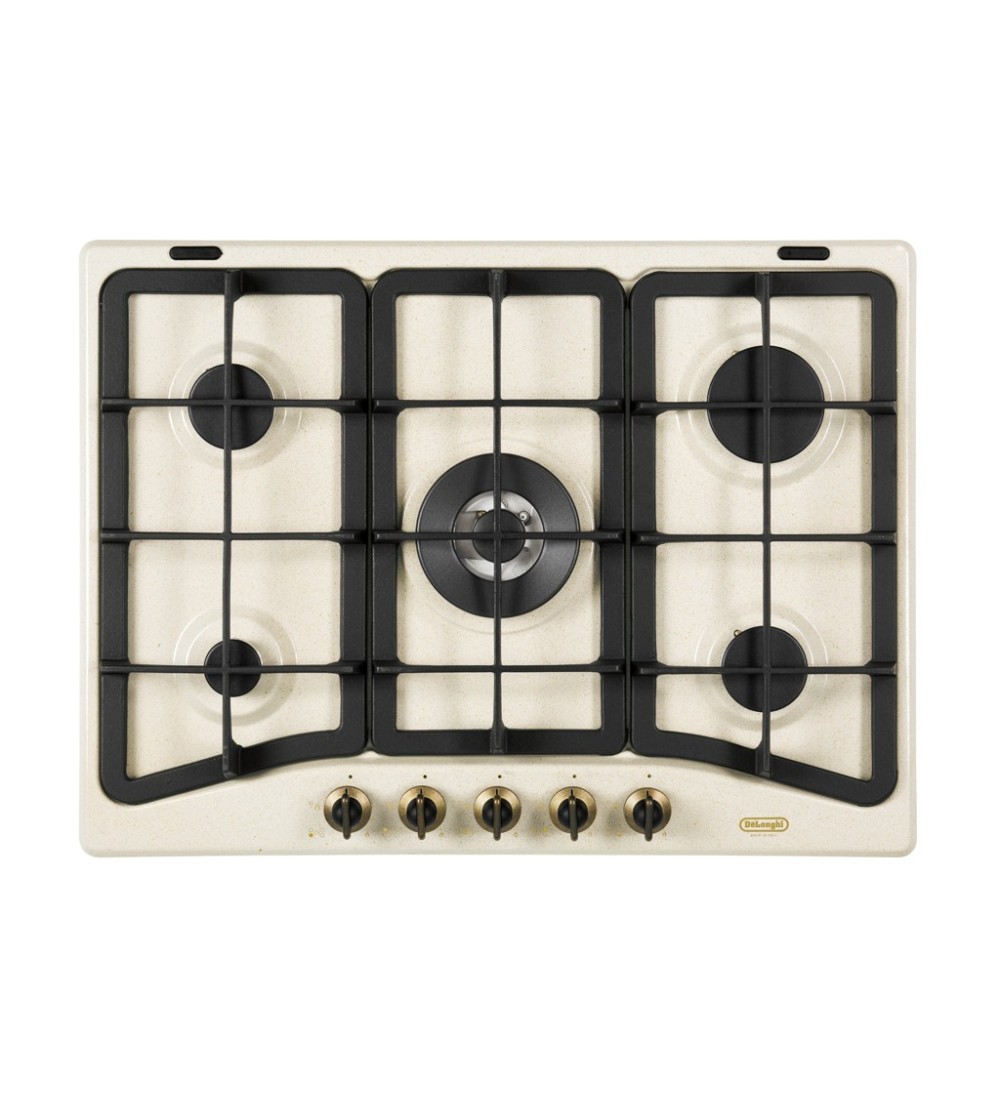 De’Longhi De’Longhi AVF57PRO Piano Cottura Avena Da incasso Gas 5 Fornello(i) 70 Cm De’Longhi De’Longhi AVF57PRO Piano Cottura Avena Da incasso Gas 5 Fornello(i) 70 Cm