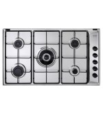 De’Longhi De'Longhi Piano Cottura Gas YAL 59 DD 5 Fornelli 86 cm da Incasso Acciaio Inox