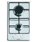 Glem Gas Glem Gas piano cottura a gas 2 fornelli 30 cm da incasso acciaio inox 4000W