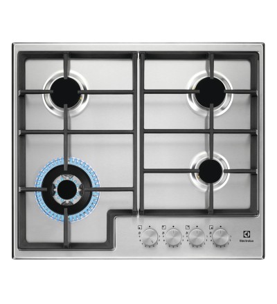 Electrolux Electrolux piano cottura gas 4 fornelli da incasso 59.5 cm acciaio inox EGS64362X