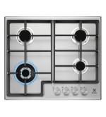 Electrolux Electrolux piano cottura gas 4 fornelli da incasso 59.5 cm acciaio inox EGS64362X