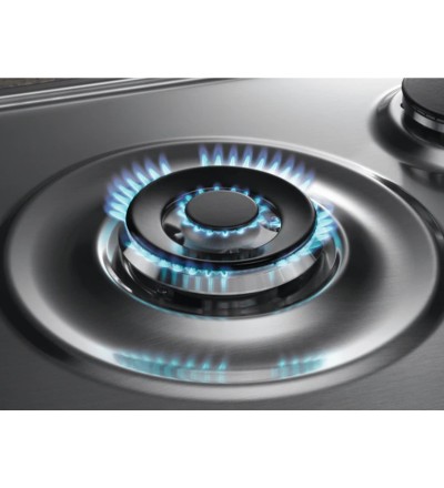 Electrolux Electrolux piano cottura gas 4 fornelli da incasso 59.5 cm acciaio inox EGS64362X