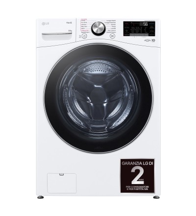 LG LG F0P3020TSWC Lavatrice 20 kg XL Centrifuga 1000 Giri Inverter Vapore Wi-Fi AI DD™ Classe B