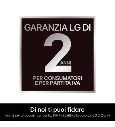 LG LG F0P3020TSWC Lavatrice 20 kg XL Centrifuga 1000 Giri Inverter Vapore Wi-Fi AI DD™ Classe B