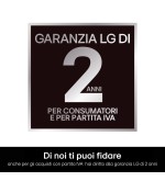 LG LG F0P3020TSWC Lavatrice 20 kg XL Centrifuga 1000 Giri Inverter Vapore Wi-Fi AI DD™ Classe B
