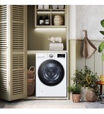 LG LG F0P3020TSWC Lavatrice 20 kg XL Centrifuga 1000 Giri Inverter Vapore Wi-Fi AI DD™ Classe B