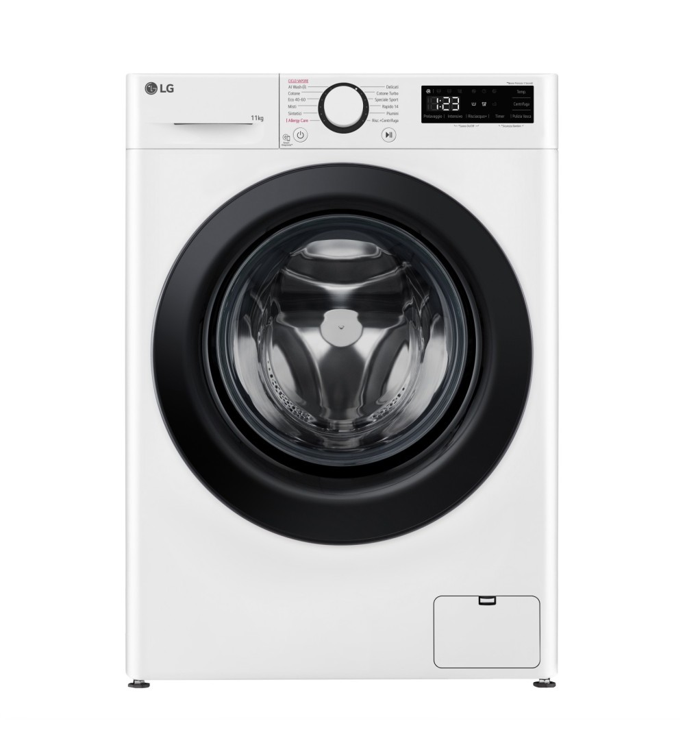 LG Lg Lavatrice 11 kg F4R3011NSWB Carica Frontale 1400 Giri Classe A Bianco Vapore LG Lg Lavatrice 11 kg F4R3011NSWB Carica Frontale 1400 Giri Classe A Bianco Vapore