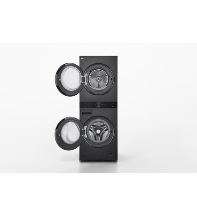 LG LG WashTower WT1210BBF Lavasciuga 12kg/10kg Nero con AI DD Wi-Fi Classe A LG LG WashTower WT1210BBF Lavasciuga 12kg/10kg Nero con AI DD Wi-Fi Classe A
