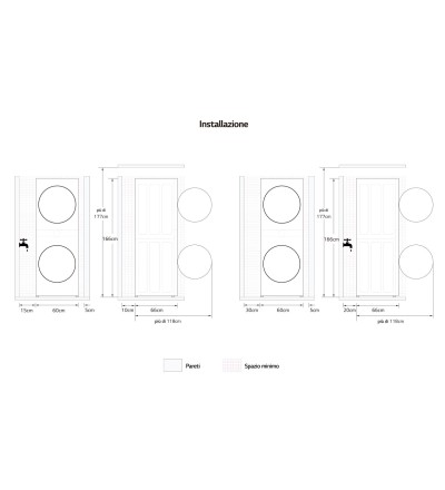 LG LG WashTower WT1210BBF Lavasciuga 12kg/10kg Nero con AI DD Wi-Fi Classe A LG LG WashTower WT1210BBF Lavasciuga 12kg/10kg Nero con AI DD Wi-Fi Classe A