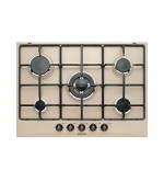 GLEM Glem Piano cottura gas GT755SA 5 fornelli da incasso colore sabbia