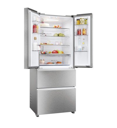 Haier Haier Frigorifero HFR3718ENMM Side-by-Side 402L 4 Porte No Frost Acciaio Inox FD 70 Haier Haier Frigorifero HFR3718ENMM Side-by-Side 402L 4 Porte No Frost Acciaio Inox FD 70