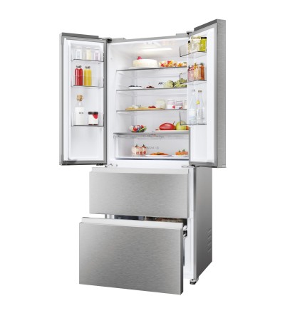 Haier Haier Frigorifero HFR3718ENMM Side-by-Side 402L 4 Porte No Frost Acciaio Inox FD 70 Haier Haier Frigorifero HFR3718ENMM Side-by-Side 402L 4 Porte No Frost Acciaio Inox FD 70