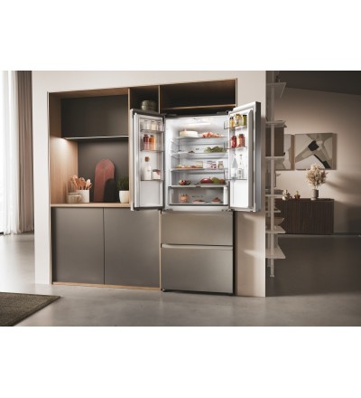 Haier Haier Frigorifero HFR3718ENMM Side-by-Side 402L 4 Porte No Frost Acciaio Inox FD 70 Haier Haier Frigorifero HFR3718ENMM Side-by-Side 402L 4 Porte No Frost Acciaio Inox FD 70