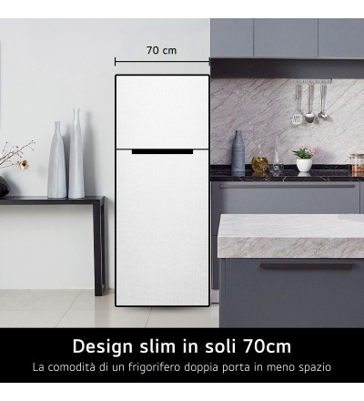 LG Lg Frigorifero Doppia Porta GTBV44PYBKD 461L No Frost Classe E Argento LG Lg Frigorifero Doppia Porta GTBV44PYBKD 461L No Frost Classe E Argento