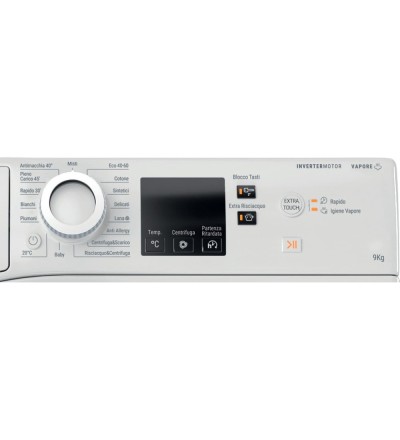 Hotpoint Hotpoint NF97WKIT Lavatrice 9 kg Classe A Carica Frontale 1400 Giri Bianca Hotpoint Hotpoint NF97WKIT Lavatrice 9 kg Classe A Carica Frontale 1400 Giri Bianca