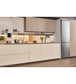 Candy Candy Frigorifero Combinato 409L No Frost Inox Classe E CNCQ2T620EX