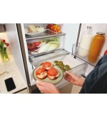 Candy Candy Frigorifero Combinato 409L No Frost Inox Classe E CNCQ2T620EX