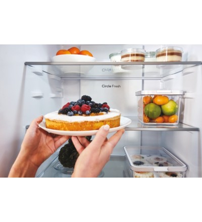 Candy Candy Frigorifero Combinato 409L No Frost Inox Classe E CNCQ2T620EX