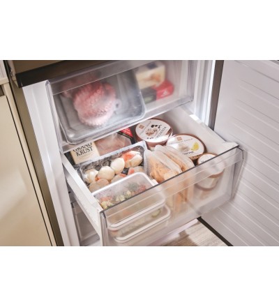 Candy Candy Frigorifero Combinato 409L No Frost Inox Classe E CNCQ2T620EX