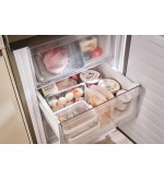 Candy Candy Frigorifero Combinato 409L No Frost Inox Classe E CNCQ2T620EX