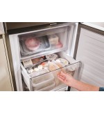 Candy Candy Frigorifero Combinato 409L No Frost Inox Classe E CNCQ2T620EX