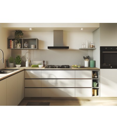 Candy Candy Piano Cottura a Gas CVG74WTB 5 Fornelli 75 cm da Incasso Nero