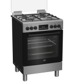 BEKO Beko FBE62310GX Cucina a libera installazione 60x60cm piano Gas Forno elettrico ventilato 66 L Сlasse A