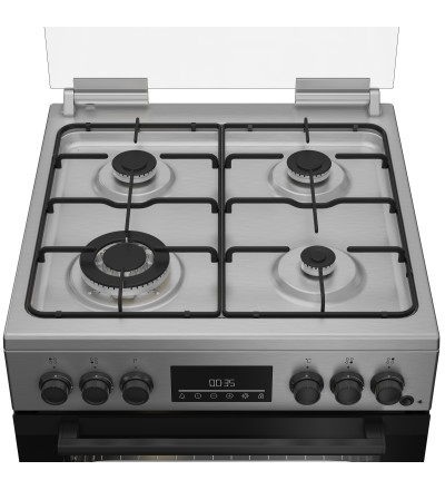 BEKO Beko FBE62310GX Cucina a libera installazione 60x60cm piano Gas Forno elettrico ventilato 66 L Сlasse A