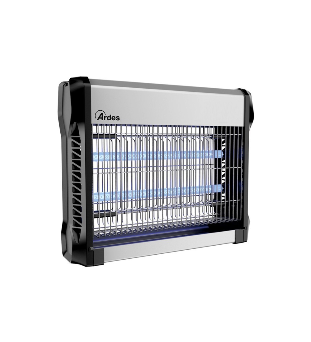 Ardes Ardes Zanzariera a Scarica con 2 Lampade Attiniche 8W