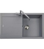 Onebby Lavello da Cucina 1 Vasca con Gocciolatoio 86 cm Tartufo Elegance