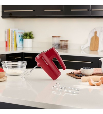 Russell Hobbs Russell Hobbs Sbattitore Manuale Grigio Rosso 185W Russell Hobbs Russell Hobbs Sbattitore Manuale Grigio Rosso 185W