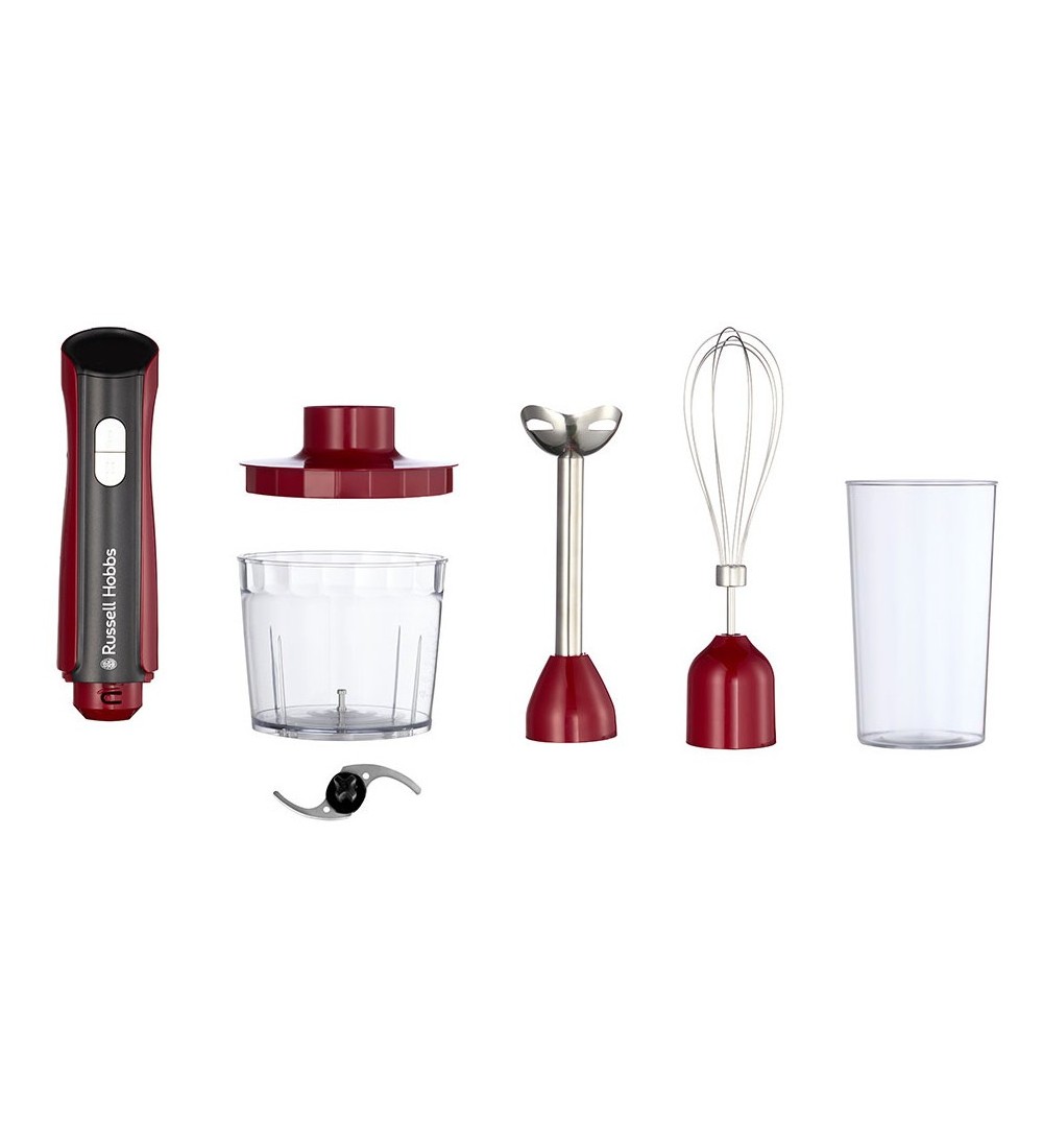 Russell Hobbs Russell Hobbs Frullatore Portatile 1L 500W Nero Rosso Trasparente Russell Hobbs Russell Hobbs Frullatore Portatile 1L 500W Nero Rosso Trasparente