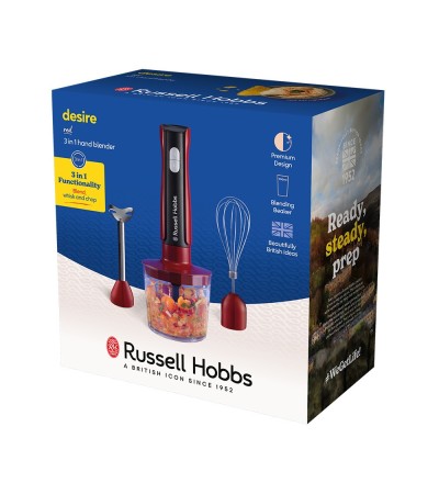 Russell Hobbs Russell Hobbs Frullatore Portatile 1L 500W Nero Rosso Trasparente Russell Hobbs Russell Hobbs Frullatore Portatile 1L 500W Nero Rosso Trasparente