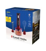 Russell Hobbs Russell Hobbs Frullatore Portatile 1L 500W Nero Rosso Trasparente Russell Hobbs Russell Hobbs Frullatore Portatile 1L 500W Nero Rosso Trasparente