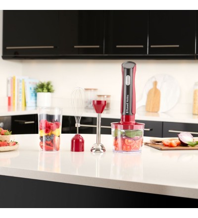Russell Hobbs Russell Hobbs Frullatore Portatile 1L 500W Nero Rosso Trasparente Russell Hobbs Russell Hobbs Frullatore Portatile 1L 500W Nero Rosso Trasparente