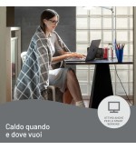 Imetec Imetec Caldoplaid Velvet Square Plaid Riscaldabile Imetec Imetec Caldoplaid Velvet Square Plaid Riscaldabile