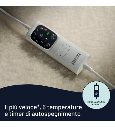 Imetec Imetec Scaldasonno Adapto Matrimoniale 150x160 cm Imetec Imetec Scaldasonno Adapto Matrimoniale 150x160 cm