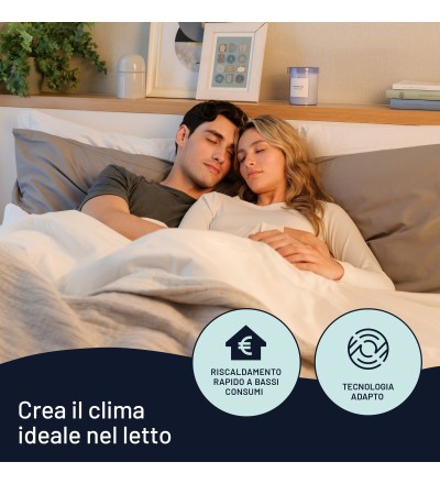 Imetec Imetec Scaldasonno Adapto Maxi Matrimoniale 195x165 cm Imetec Imetec Scaldasonno Adapto Maxi Matrimoniale 195x165 cm