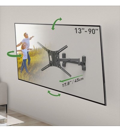 Barkan Barkan Mounting Systems WH-464-SW Supporto TV Nero Barkan Barkan Mounting Systems WH-464-SW Supporto TV Nero