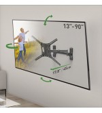 Barkan Barkan Mounting Systems WH-464-SW Supporto TV Nero Barkan Barkan Mounting Systems WH-464-SW Supporto TV Nero