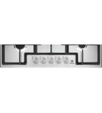 Electrolux Piano cottura a gas Electrolux egs75362x 75 cm 5 fuochi da incasso acciaio inox