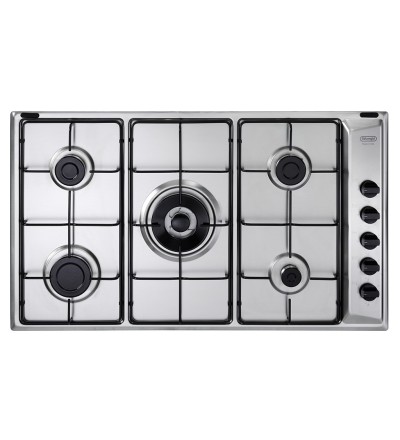 De’Longhi De'Longhi Piano Cottura Gas YAL 59 DD 5 Fornelli 86 cm da Incasso Acciaio Inox De’Longhi De'Longhi Piano Cottura Gas YAL 59 DD 5 Fornelli 86 cm da Incasso Acciaio Inox