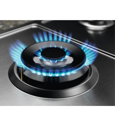 Electrolux Electrolux piano cottura gas 4 fornelli da incasso 59.5 cm acciaio inox EGS64362X
