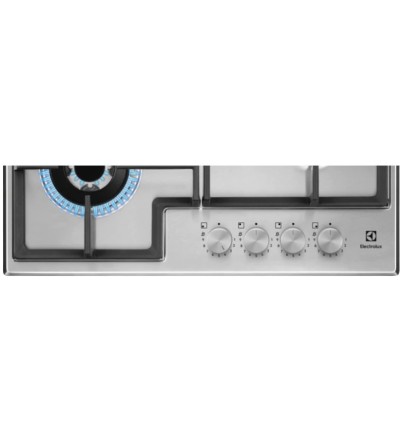 Electrolux Electrolux piano cottura gas 4 fornelli da incasso 59.5 cm acciaio inox EGS64362X