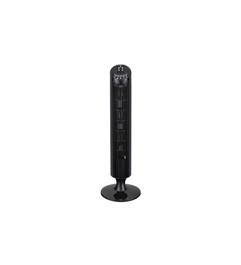 DCG Eltronic DCG Eltronic Ventilatore a Torretta Nero 25 cm DCG Eltronic DCG Eltronic Ventilatore a Torretta Nero 25 cm